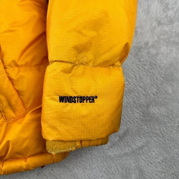 VTG The North Face 700 Down Fill Yellow Down Puffer Kids Size XL - Picture 13 of 16